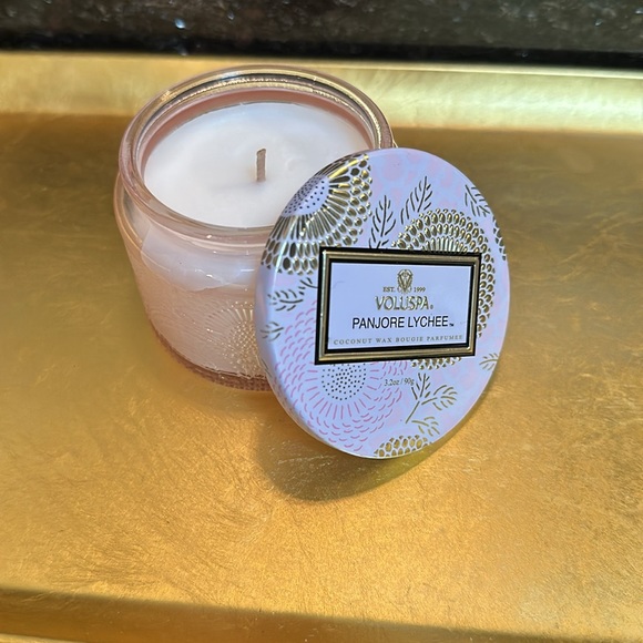 Voluspa Panjore Lychee Candle 3.2 oz/ 90g NEW - Picture 2 of 4